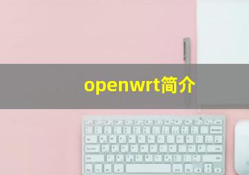 openwrt简介