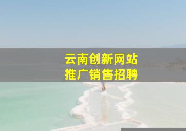云南创新网站推广销售招聘