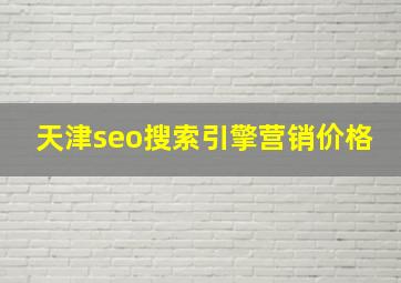 天津seo搜索引擎营销价格