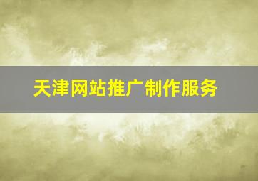 天津网站推广制作服务