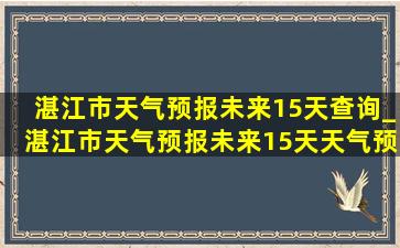 湛江市天气预报未来15天查询_湛江市天气预报未来15天天气预报