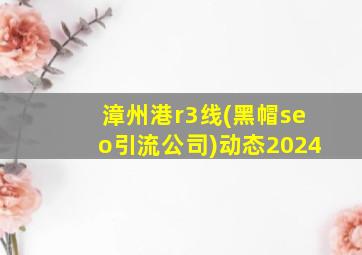 漳州港r3线(黑帽seo引流公司)动态2024