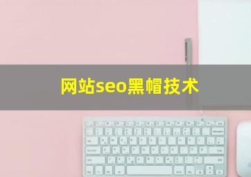 网站seo黑帽技术