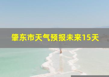 肇东市天气预报未来15天